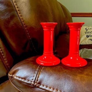 Vintage pottery barn candlestick holders